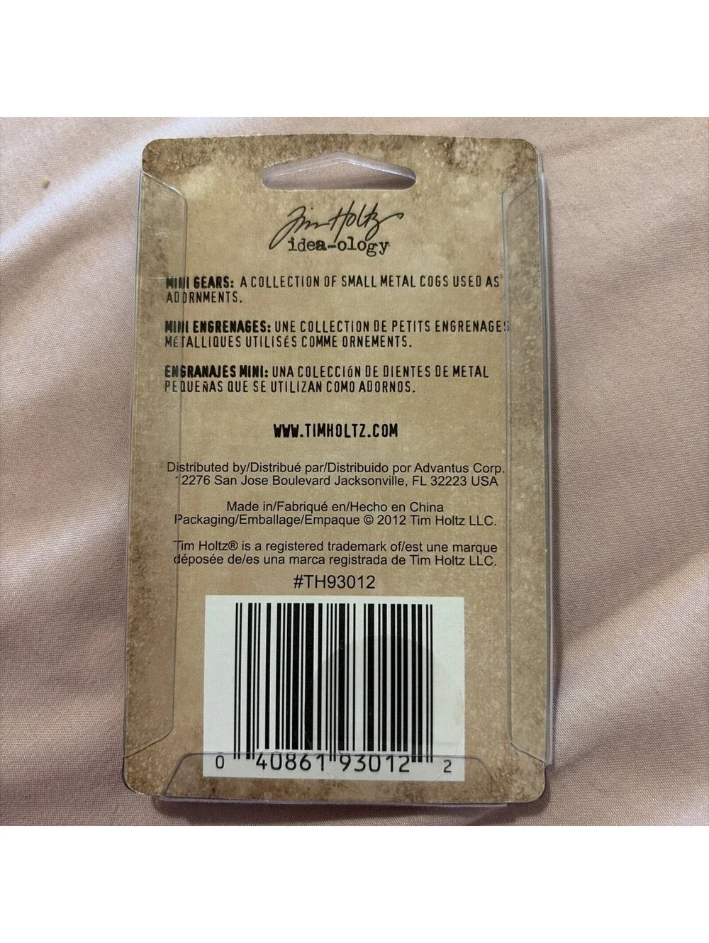 TIM HOLTZ Idea-ology metal MINI GEARS 12x metal cogs engrenages BULK OF 2  24X